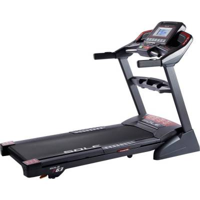 Беговая дорожка Sole F63 2019 Беговая дорожка Sole F63 2019 Мощность двигателя: 3,0 л.с.
Регулировка скорости: 0,8-20 км/ч.
Регулировка наклона: 0-15%.
Общее количество программ: 10.
Беговое полотно: 2-х слойное, усиленное.
Дека: 18 мм с системой шумопоглащения.
Размеры бегового полотна: 51 х 152 см.