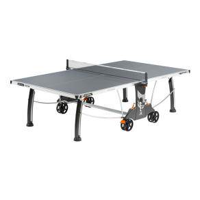 Всепогодный теннисный стол Cornilleau Sport 400M Crossover Outdoor (серый) Всепогодный теннисный стол Cornilleau Sport 400M Crossover Outdoor (серый) Игровая поверхность: меламиновый полимерный композит 6 мм.
Ширина канта (отбортовки): 50 мм.
Антибликовое покрытие: MAT TOP.
Конструкция: складная, система DSI.
Регулируемые по высоте опоры Ø120 мм.
Колеса: 4 сдвоенных колеса SPECIAL OUTDOOR Double wheels Oversize 32х200 мм с двумя тормозами.
Сделано во Франции.