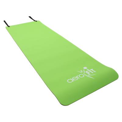 Гимнастический коврик Aerofit FT-EM-POE-10-AF Гимнастический коврик Aerofit с двумя металлическими отверстиями для хранения в подвешенном состоянии. Коврик двухцветный: ярко-зеленый цвет вверху, и практичный черный цвет нижней поверхности. Нескользящая поверхность. Материал: РОЕ. Толщина: 10 мм. Размеры: 180х60 см.
