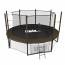 Батут Unix Line 12 ft inside (3,66 м) Black&Brown с сеткой и лестницей - Батут Unix Line 12 ft inside (3,66 м) Black&Brown с сеткой и лестницей