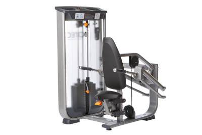 Трицепс машина Inotec NL11 Трицепс машина Inotec NL11 Структура тренажёра является соединением четырёх штанг. Биомеханически правильные движения рычагов позволяют не создавать излишнюю нагрузку на лучезапястные суставы.
Наклонное положение спинки даёт возможность комфортно удерживать положение тела без использования крепёжных ремней.
Благодаря наличию вращающихся рукояток, тренажёром может пользоваться человек с любым ростом.
Вес – 260,0 кг;
Размеры – 122,7×106,7×152,4 см;
Вес грузов – 102 кг (225 ф).
