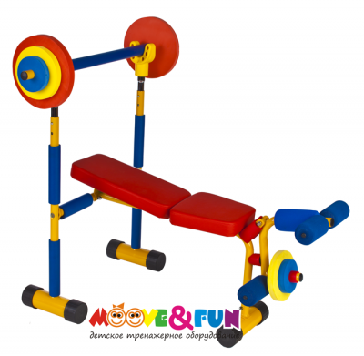 Детская скамья для жима Moove&Fun SH-06 Детская скамья для жима Moove&Fun SH-06