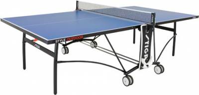 style_outdoor_enl.jpg Теннисный стол всепогодный Stiga Style Outdoor CS Игровое поле: меламин толщиной 5 мм.
Отбортовка: нержавеющая, устойчивая к царапинам сталь шириной 36 мм.
Встроенная сетка с регулировкой высоты и натяжения верхнего троса.
Удобным механизм отпирания одной ручкой.
Регулируемые ножки по высоте.
Размеры и вес в упаковке: 158 х 142 х 11 см / 68 кг.