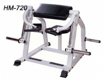 Hardman HM-720.jpg Бицепс машина Hardman HM-720 Бицепс машин Hardman HM-720.
Оптимальная амплитуда движения, безупречная биомеханика.
Мышцы: бицепсы.
Размеры: 120 х 142 х 96 см.
Вес: 75 кг.