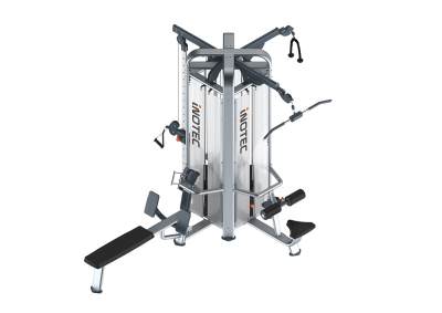Модуль из 4 станций Aerofit MJ-4 Модуль рассчитан на выполнение упражнений четырьмя пользователями одновременно.

Комплектация включает в себя следующие тренажёры: трицепс, регулируемая тяга, функциональный тренинг, регулируемый кроссовер, тяга сверху, гребля в положении сидя.

Комплектация модуля может быть изменена по индивидуальному заказу клиента.
