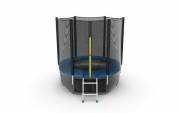 Батут EVO JUMP External 6ft (Blue) + защитная нижняя сеть