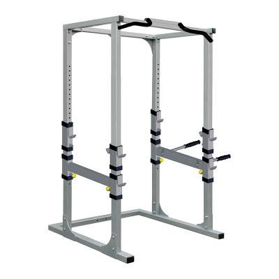 Силовая рама Aerofit IFPC Силовая рама Aerofit IFPC Прочный конструктив рамы изготовлен из стальных труб. Параметры профиля: 60×60×2,5 мм, 51×76×2,5 мм. Новейшая роботизированная технология сварки позволяет достичь наивысшей точности.
Четыре положения штанги.
Ручки для регулирования выделены ярким жёлтым цветом.